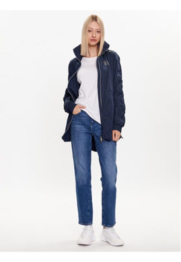 EA7 Emporio Armani Kurtka przejściowa 3RTK01 TNBEZ 1554 Granatowy Regular Fit. Kolor: niebieski. Materiał: syntetyk