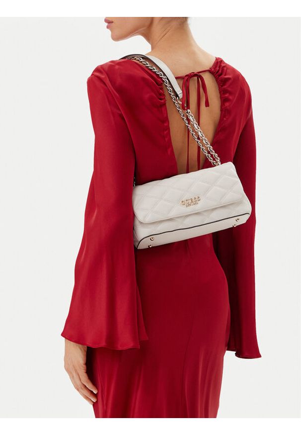 Guess Torebka HWQG96 32210 Biały. Kolor: biały. Materiał: skórzane