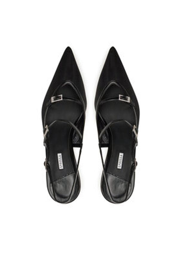 LE SILLA - Le Silla Szpilki 4293D080BXPPNEM Czarny. Kolor: czarny. Materiał: materiał. Obcas: na szpilce