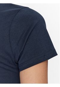 Pepe Jeans T-Shirt Corine PL505305 Granatowy Regular Fit. Kolor: niebieski. Materiał: bawełna