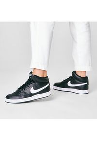 Nike Sneakersy Court Vision Mid CD5436 001 Czarny. Kolor: czarny. Materiał: skóra #4