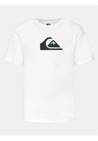 Quiksilver T-Shirt Complogo EQYZT07658 Biały Regular Fit. Kolor: biały. Materiał: bawełna #1