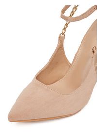 DeeZee Czółenka HT368-1 Beżowy. Kolor: beżowy. Materiał: materiał #6