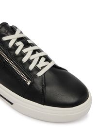 Clarks Sneakersy Hollyrose Zip 26185913 Czarny. Kolor: czarny. Materiał: skóra #5