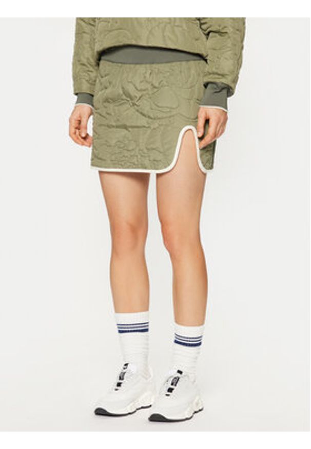 Lacoste Spódnica mini JF5192 Beżowy Regular Fit. Kolor: beżowy. Materiał: bawełna