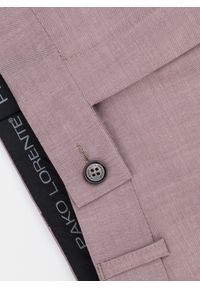 Pako Lorente - PAKO LORENTE – Różowe spodnie garniturowe P22SP-6G-003-W-S. Kolor: różowy. Materiał: wełna. Wzór: gładki. Styl: elegancki #5