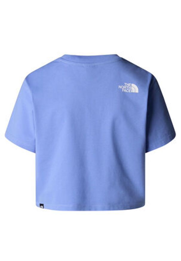 The North Face T-Shirt Simple Dome NF0A87U4 Niebieski Loose Fit. Kolor: niebieski. Materiał: bawełna