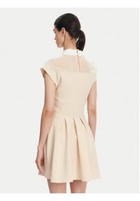 Imperial Sukienka koktajlowa AFJJJKP Écru Regular Fit. Materiał: syntetyk. Styl: wizytowy #3