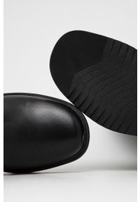 Vagabond Shoemakers - Kozaki skórzane Tara. Kolor: czarny. Materiał: skóra. Szerokość cholewki: normalna. Obcas: na platformie #4