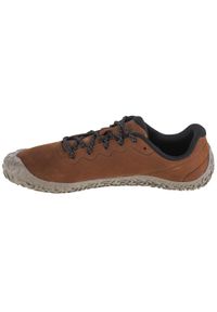 Buty do chodzenia męskie Merrell Vapor Glove. Zapięcie: sznurówki. Kolor: brązowy. Materiał: guma, tkanina, zamsz, materiał, syntetyk. Szerokość cholewki: normalna. Sport: turystyka piesza #2