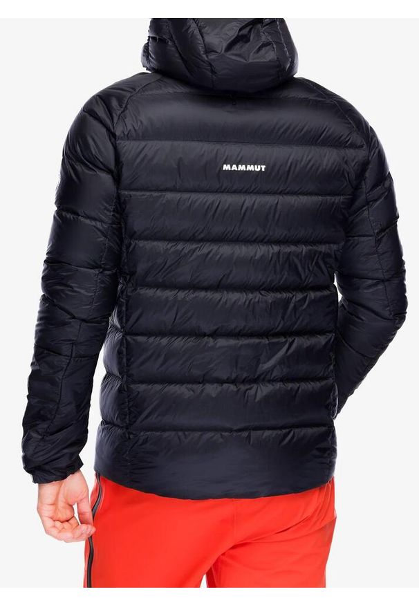 Kurtka puchowa męska Mammut Taiss IN Hooded Jacket. Kolor: czarny. Materiał: puch