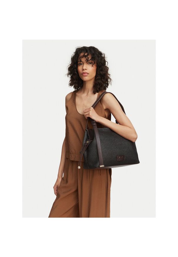 Torebka Armani Exchange. Kolor: brązowy