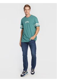 Lee T-Shirt College L69BFQDO 112321853 Zielony Relaxed Fit. Kolor: zielony. Materiał: bawełna