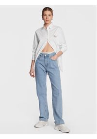 Calvin Klein Jeans Koszula J20J220515 Biały Regular Fit. Kolor: biały. Materiał: bawełna #4