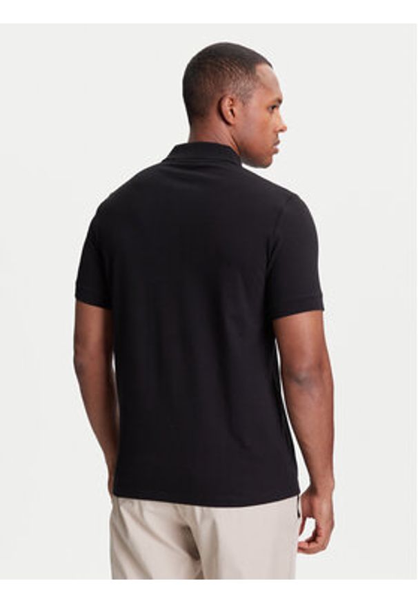 Karl Lagerfeld - KARL LAGERFELD Polo 745022 553231 Czarny Regular Fit. Typ kołnierza: polo. Kolor: czarny. Materiał: bawełna