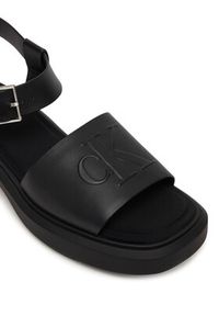Calvin Klein Sandały Chunky Sandal Lth Mg HW0HW03131 Czarny. Kolor: czarny. Materiał: skóra #4
