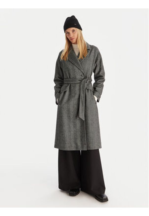 Robe di Kappa Płaszcz przejściowy Jeannie 62123UW Czarny Regular Fit. Kolor: czarny. Materiał: syntetyk