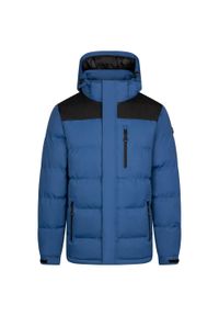 TRESPASS - Męska Ocieplana Kurtka Ahmor. Kolor: niebieski. Materiał: puch. Sport: turystyka piesza #1