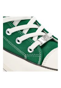 Zielone Sneakersy Rieker Modne Obuwie Damskie. Okazja: na co dzień, na spacer. Kolor: zielony. Materiał: materiał. Sezon: lato. Sport: turystyka piesza #7
