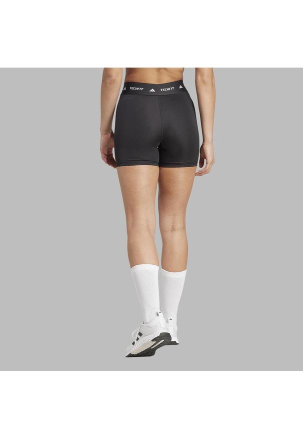 Adidas - Spodenki fitness damskie ADIDAS. Materiał: skóra. Technologia: Techfit (Adidas). Sport: fitness