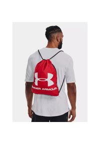 Under Armour - Plecak worek miejski UNDER ARMOUR Ozsee Sackpack 12L. Kolor: czerwony