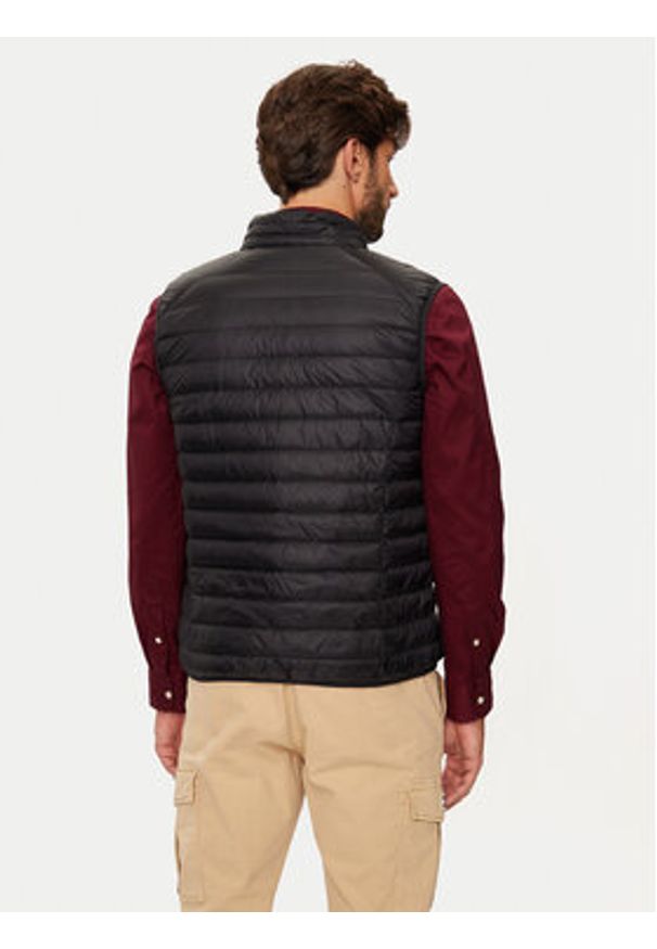 Jott Kamizelka Tom P000MDOW04 Czarny Slim Fit. Kolor: czarny. Materiał: syntetyk