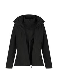 Regatta - Damska Kurtka 3 W 1 Kingsley. Kolor: czarny. Sport: turystyka piesza #1