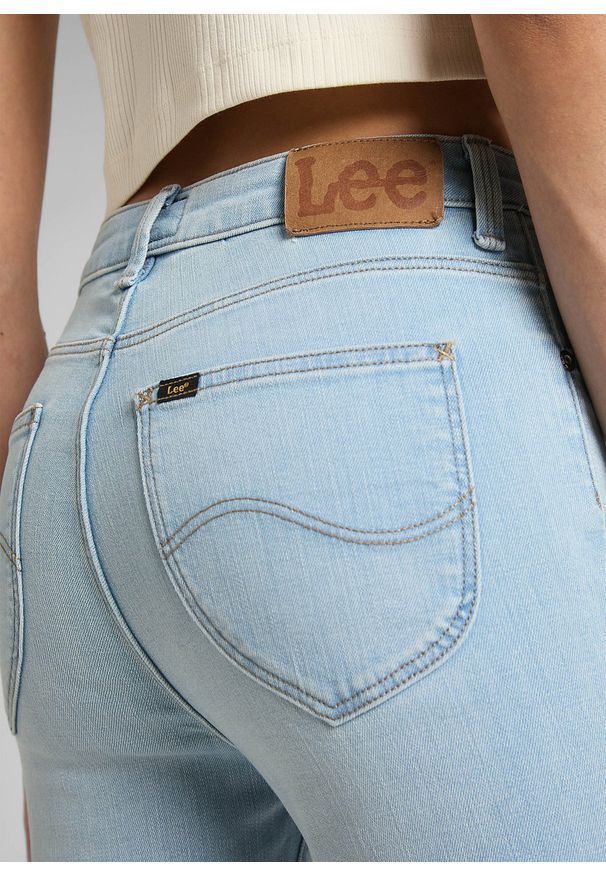 Lee - LEE SCARLETT HIGH DAMSKIE SPODNIE JEANSOWE JOANNA LIGHT L626OPLE 112318861
