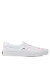 Vans Tenisówki Classic Slip-On Biały. Zapięcie: bez zapięcia. Kolor: biały. Materiał: materiał