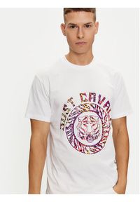 Just Cavalli T-Shirt 76OAHC17 Biały Regular Fit. Kolor: biały. Materiał: bawełna #4