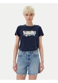 Levi's® T-Shirt A2086-0361 Granatowy Standard Fit. Kolor: niebieski. Materiał: bawełna