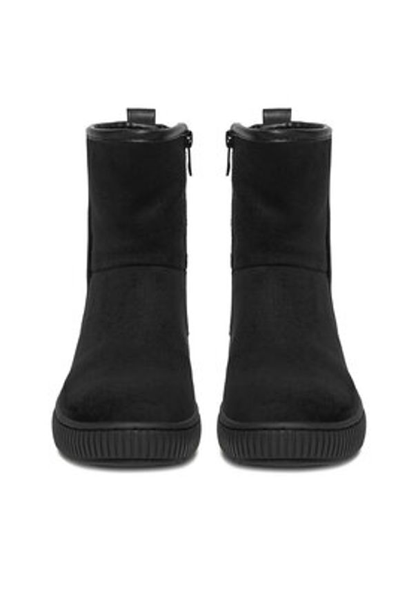 Clara Barson Botki CEO-WS13075-01 Czarny. Kolor: czarny. Materiał: materiał