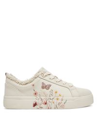 Aldo Sneakersy Wild Flowers 13918581 Beżowy. Kolor: beżowy. Materiał: materiał #1