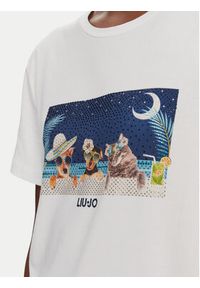 Liu Jo T-Shirt WA5260 JS003 M9445 Biały Regular Fit. Kolor: biały. Materiał: bawełna #4