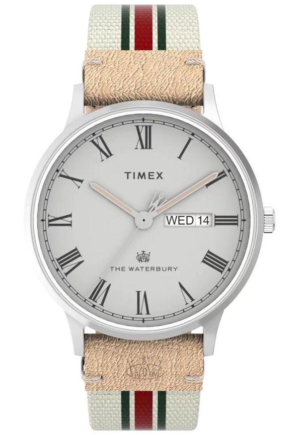 Timex - Zegarek Męski TIMEX Waterbury Classic TW2V73700. Materiał: nylon