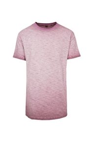 BUILD YOUR BRAND - Koszulka Unisex Dla Dorosłych Z Farbą W Sprayu. Kolor: czerwony, brązowy, wielokolorowy. Sport: turystyka piesza