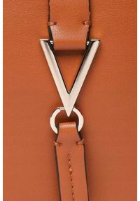 Valentino by Mario Valentino - VALENTINO Brązowa torebka Miranda Camera Bag. Kolor: brązowy