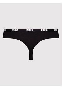 Puma Komplet 3 par stringów 907590 Czarny. Kolor: czarny. Materiał: bawełna #5