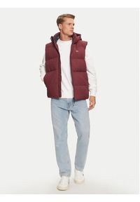 Tommy Jeans Bezrękawnik Essential DM0DM20465 Czerwony Regular Fit. Kolor: czerwony. Materiał: syntetyk. Długość rękawa: bez rękawów #3