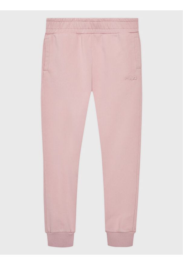 Fila Spodnie dresowe Bagod FAT0200 Różowy Regular Fit. Kolor: różowy. Materiał: bawełna