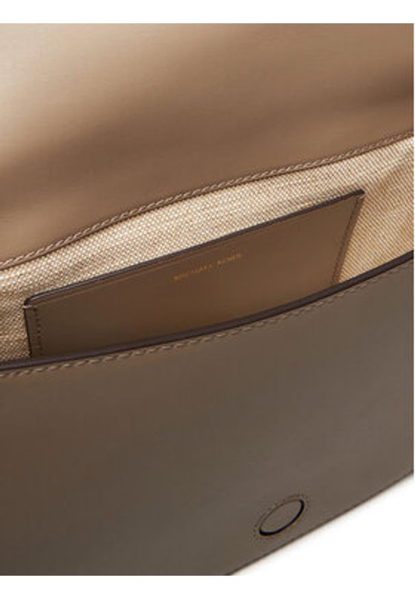 MICHAEL Michael Kors Torebka Lydia 30R5GL0M2L Beżowy. Kolor: beżowy. Materiał: skórzane