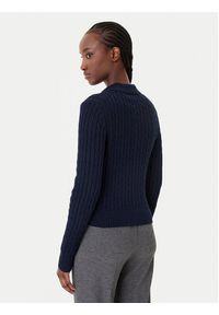 Polo Ralph Lauren Kardigan 211971881501 Granatowy Slim Fit. Typ kołnierza: polo. Kolor: niebieski. Materiał: bawełna #2