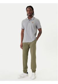 Aeronautica Militare Polo 261PO1308UP00082 Szary Regular Fit. Typ kołnierza: polo. Kolor: szary. Materiał: bawełna #4