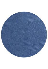 Męski Krawat - Niebieski z Delikatną Fakturą Materiału - Alties. Kolor: niebieski. Materiał: materiał. Styl: elegancki, wizytowy #5