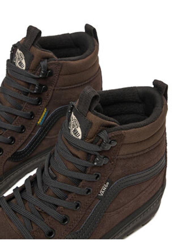 Vans Tenisówki MTE Sk8-Hi Waterproof Insulated VN000DAQY491 Brązowy. Kolor: brązowy. Materiał: materiał