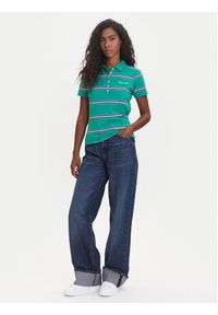 Guess Jeans Top 176097 Zielony Classic Fit. Kolor: zielony. Materiał: bawełna #3
