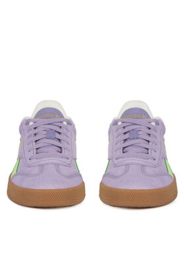 Reebok Sneakersy SMASH EDGE 100220594 Fioletowy. Kolor: fioletowy. Materiał: skóra