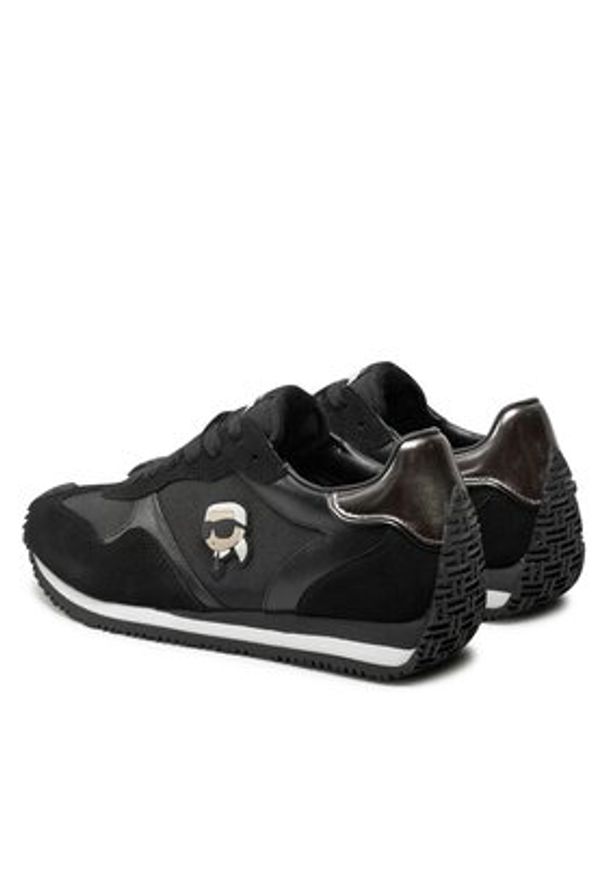 Karl Lagerfeld - KARL LAGERFELD Sneakersy KL63930N Czarny. Kolor: czarny. Materiał: materiał