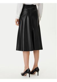 BOSS Spódnica z imitacji skóry Vicena1 50556926 Czarny Regular Fit. Kolor: czarny. Materiał: skóra #2