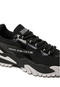 Versace Jeans Couture Sneakersy New Trail Trek 77YA3SI8 Czarny. Kolor: czarny. Materiał: materiał #4